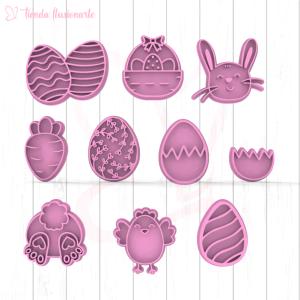 Set sellitos de Pascua x10