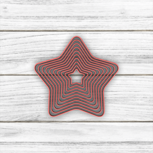 Set x10 Estrellas Navidad