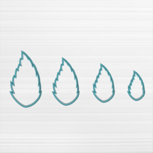 Set Hojas de Árbol x4