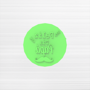 Sello Feliz Día Papá - Día del Padre