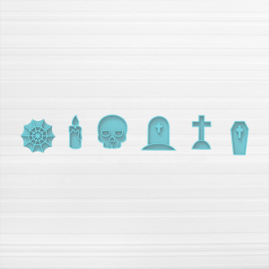 Set Mini Sellos - Halloween