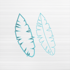 Hoja Monstera Alargada